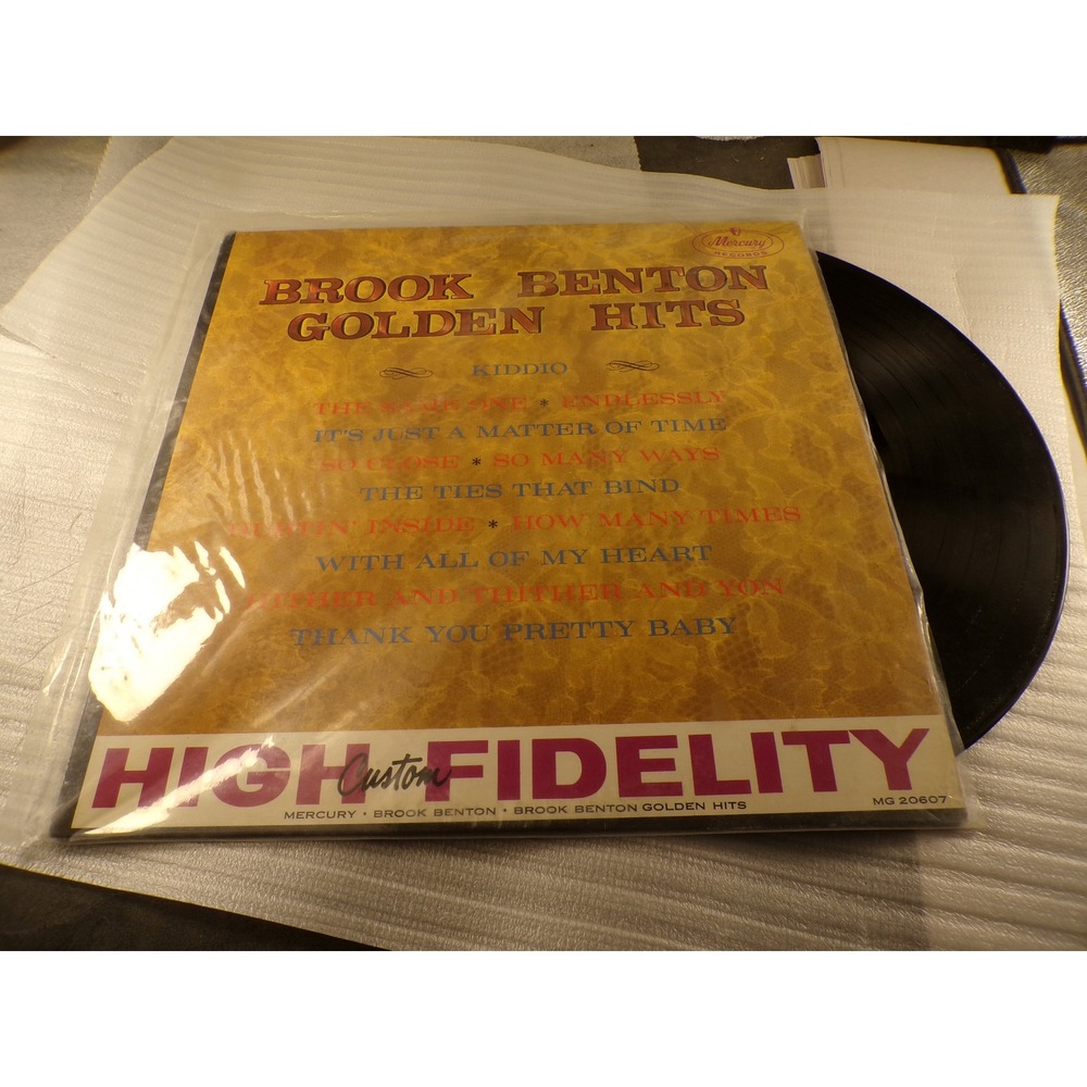 Brook Benton Golden Hits Vinyl LP Mercury MG 20607 Mono R&B Soul 1961 Record